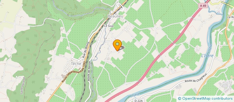 localisation de l'entreprise RPM ROUSSET à BEAULIEU