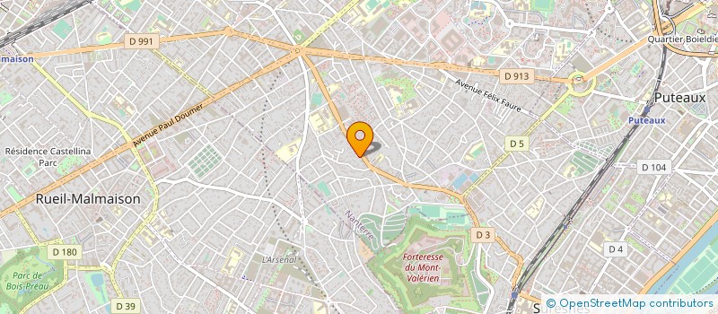 localisation de l'entreprise RPM SERVICES à NANTERRE