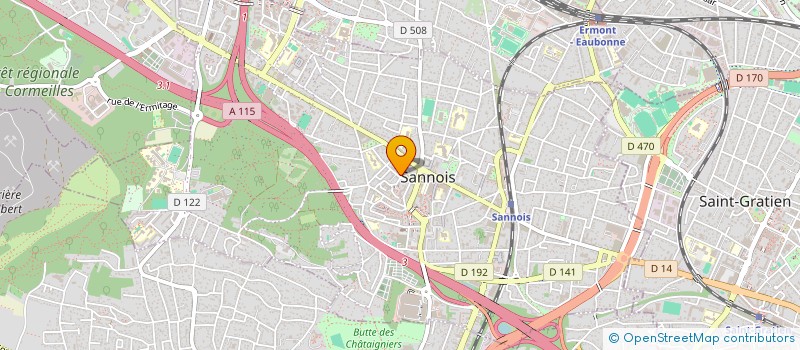 localisation de l'entreprise RPMB  SANNOIS