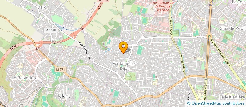 localisation de l'entreprise RPMH  FONTAINE-LES-DIJON