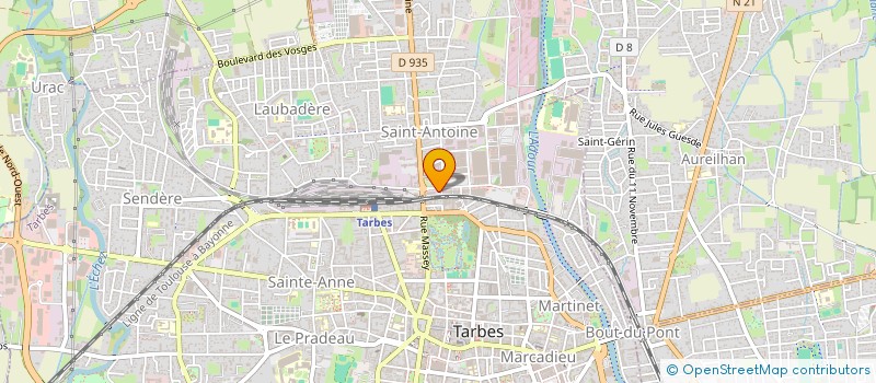 localisation de l'entreprise RPO-ARSENAL  TARBES