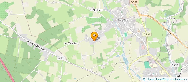 localisation de l'entreprise RPO PALETTE  LUCEAU