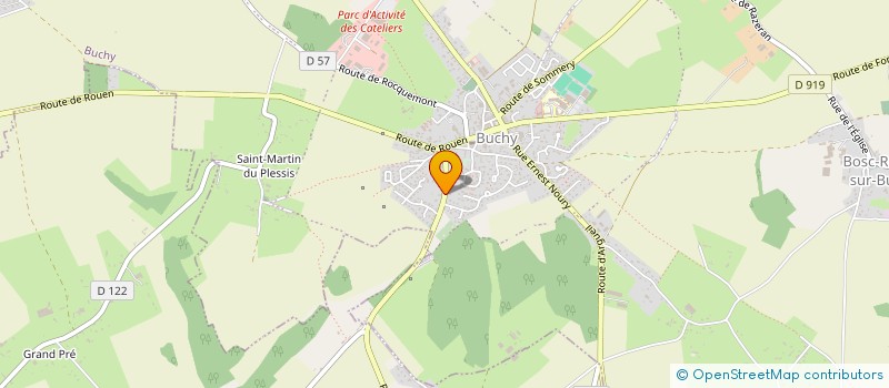 localisation de l'entreprise RPOULET  BUCHY