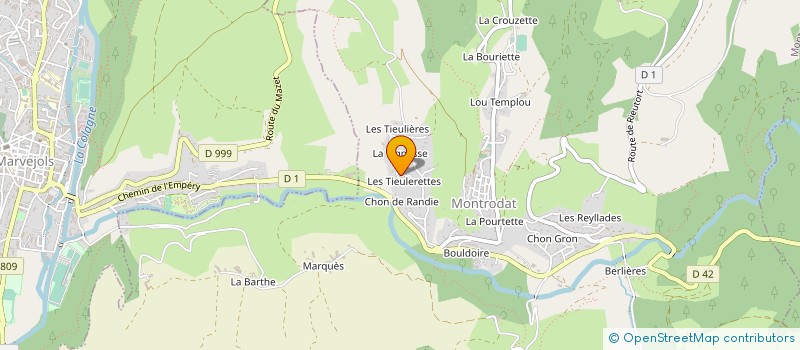 localisation de l'entreprise RPPV  LE BUISSON