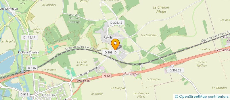 localisation de l'entreprise RPRO DRIVING à CHERISY