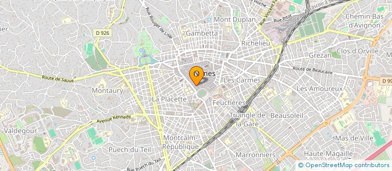 localisation de l'entreprise RPS à NIMES