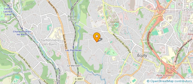 localisation de l'entreprise RPS  ECULLY