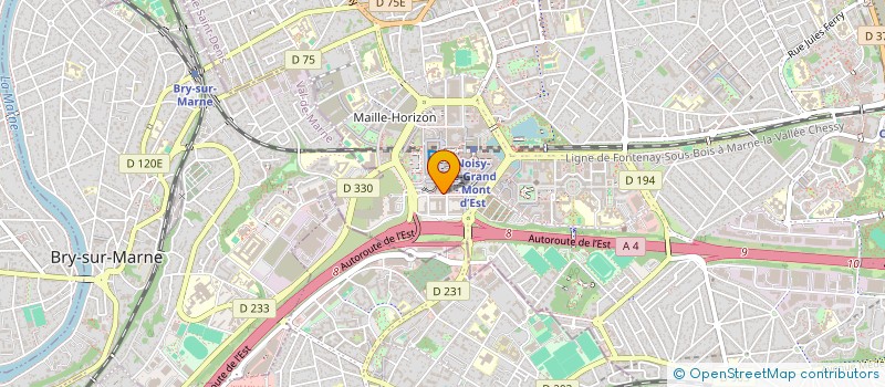 localisation de l'entreprise RPS  NOISY-LE-GRAND