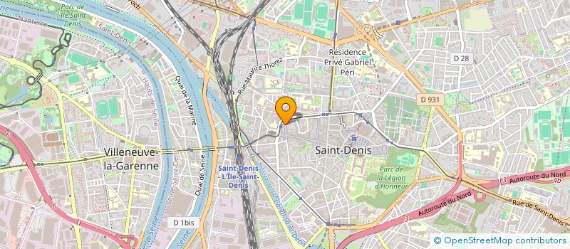 localisation de l'entreprise RPS DECO à SAINT-DENIS