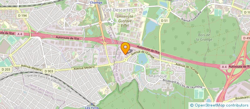 localisation de l'entreprise RPS ENGINEERING à EMERAINVILLE
