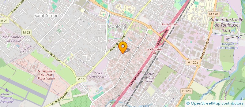 localisation de l'entreprise RPS GUARD à TOULOUSE