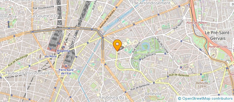 localisation de l'entreprise RPS RAPIDE PNEUS SERVICE à PARIS
