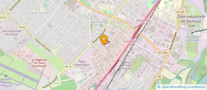 localisation de l'entreprise RPS SECURITE à TOULOUSE