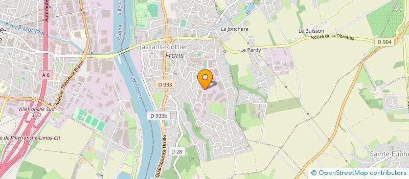 localisation de l'entreprise RPSI  JASSANS-RIOTTIER