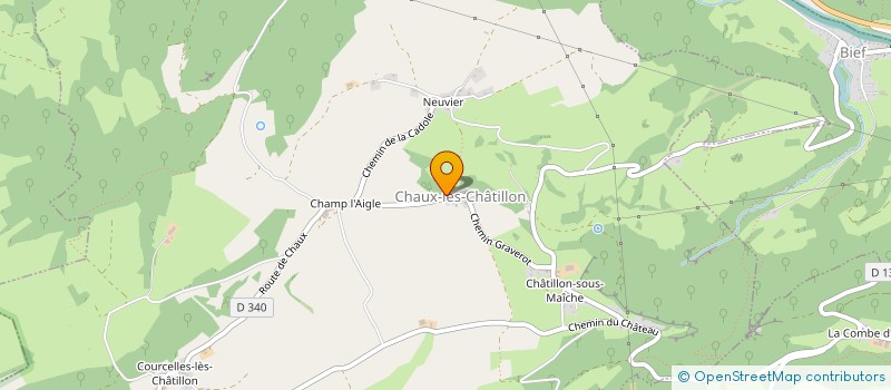 localisation de l'entreprise RPSPORTWEAR  LES TERRES-DE-CHAUX