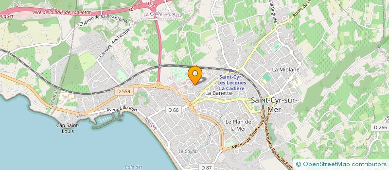 localisation de l'entreprise RPTP à SAINT-CYR-SUR-MER