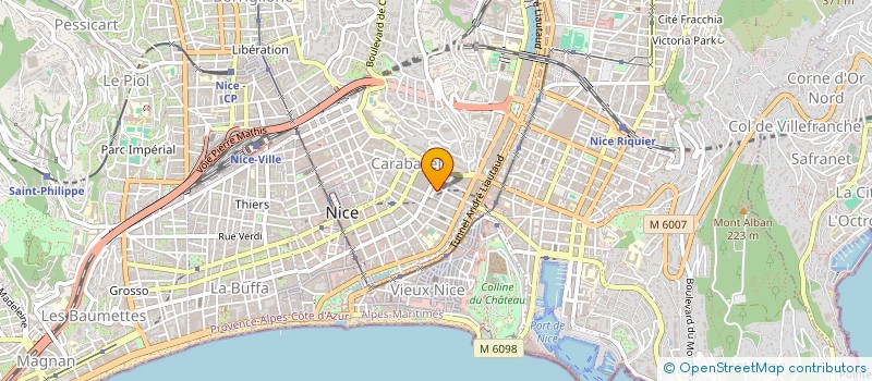 localisation de l'entreprise RPV à NICE