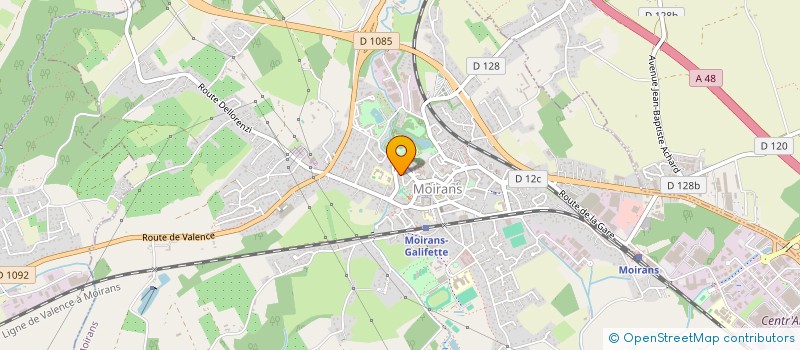 localisation de l'entreprise RPV - RADIO PAYS VOIRONNAIS  MOIRANS