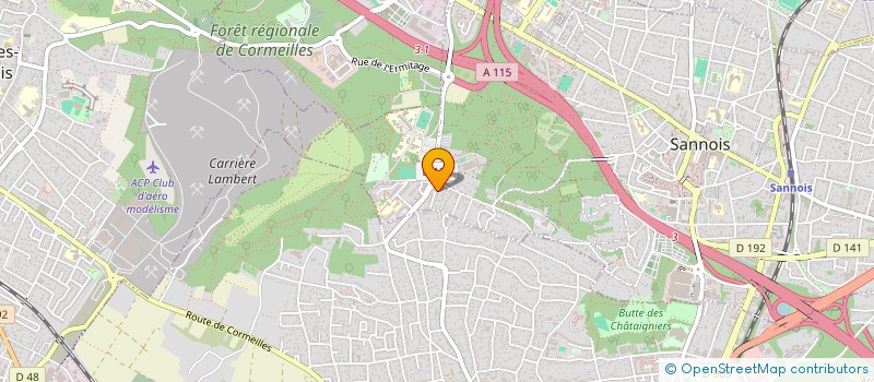 localisation de l'entreprise RPV42  SANNOIS