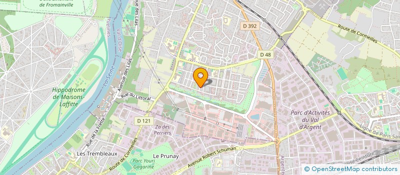 localisation de l'entreprise RPW CONSEIL  CORMEILLES-EN-PARISIS