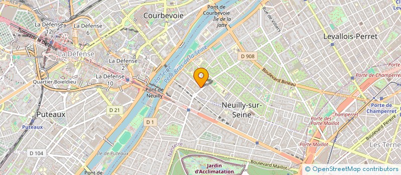 localisation de l'entreprise RPW CONSULTING à NEUILLY-SUR-SEINE