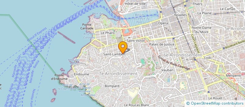 localisation de l'entreprise RPZIMMO à MARSEILLE