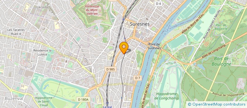 localisation de l'entreprise RQ LOC à SURESNES