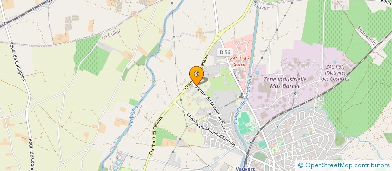 localisation de l'entreprise RQ PATRIMOINE  VAUVERT