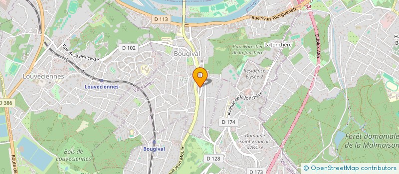 localisation de l'entreprise RQG SAHAL  BOUGIVAL