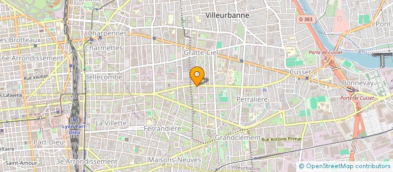 localisation de l'entreprise RQP SKATE CLUB  CALUIRE-ET-CUIRE