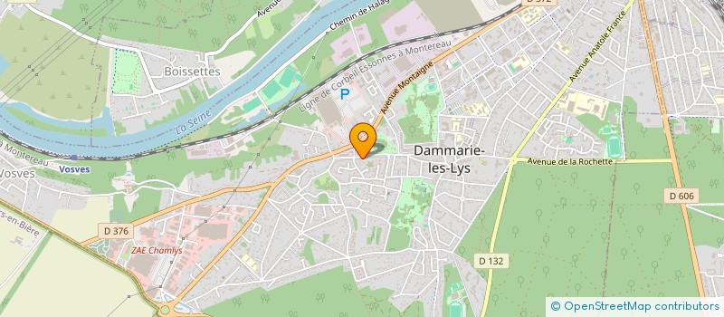 localisation de l'entreprise RR à DAMMARIE-LES-LYS