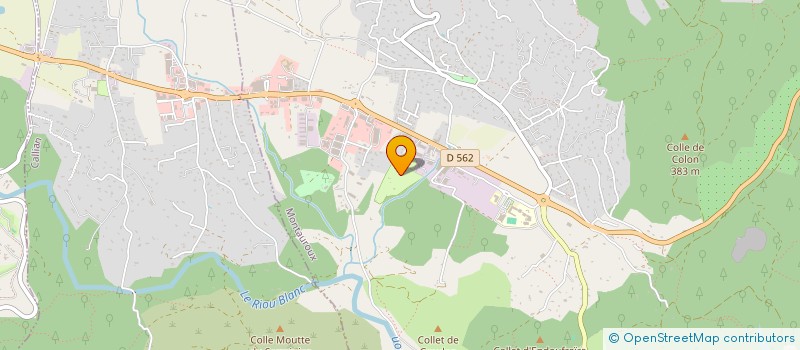 localisation de l'entreprise RR BATIMENT  MONTAUROUX