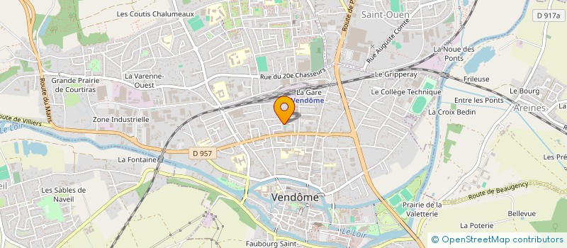 localisation de l'entreprise RR CHARPENTE à VENDOME