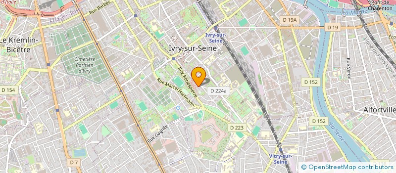 localisation de l'entreprise RR&CO  IVRY-SUR-SEINE