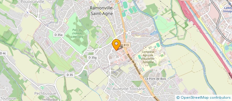 localisation de l'entreprise RR FINANCEMENTS à RAMONVILLE-SAINT-AGNE