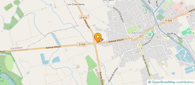 localisation de l'entreprise RR FINANCEMENTS  MONTECH