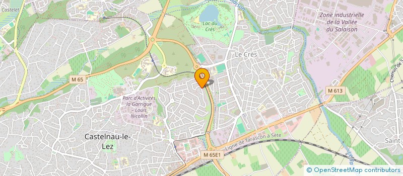 localisation de l'entreprise RR HOLDING à CASTELNAU-LE-LEZ