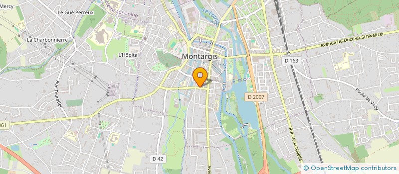 localisation de l'entreprise RR HOLDING à MONTARGIS
