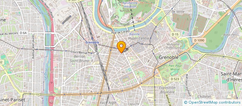 localisation de l'entreprise RR HOLDING  GRENOBLE