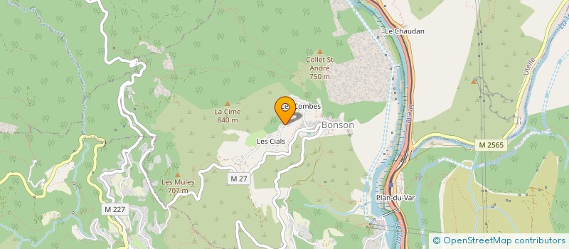 localisation de l'entreprise RR IMMO  BONSON