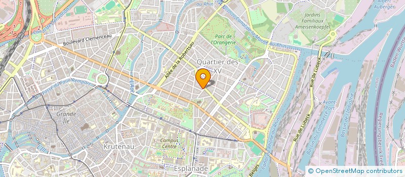 localisation de l'entreprise RR INVEST  STRASBOURG