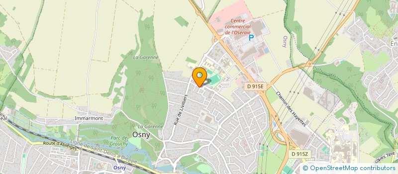 localisation de l'entreprise RR INVEST  OSNY