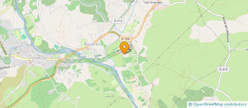 localisation de l'entreprise RR OPTIQUE à ROSIERES