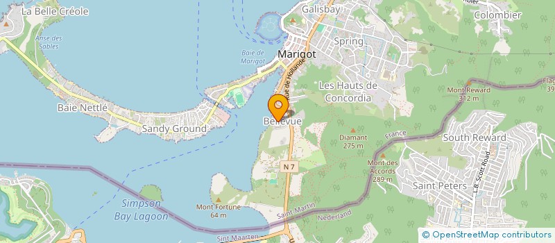 localisation de l'entreprise RR VISION  SAINT-MARTIN