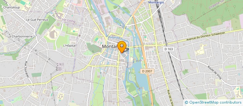localisation de l'entreprise RRADALU à MONTARGIS