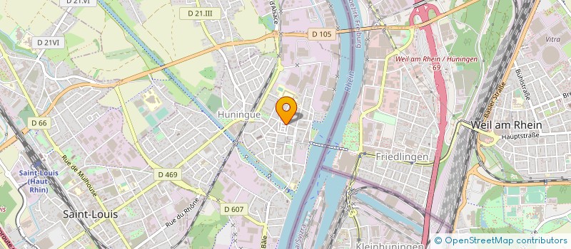 localisation de l'entreprise RRAMANAJ  HUNINGUE