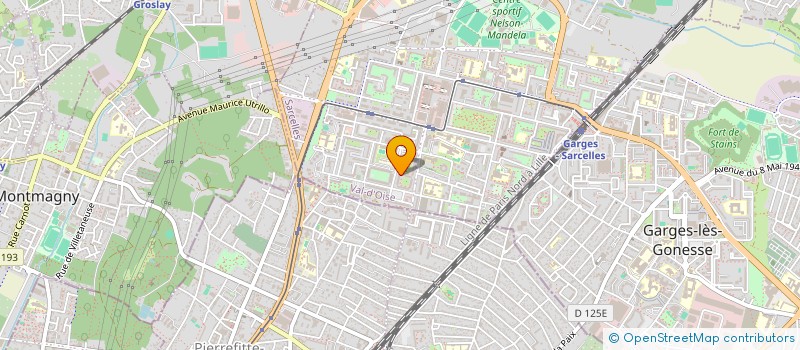 localisation de l'entreprise RRB  SARCELLES