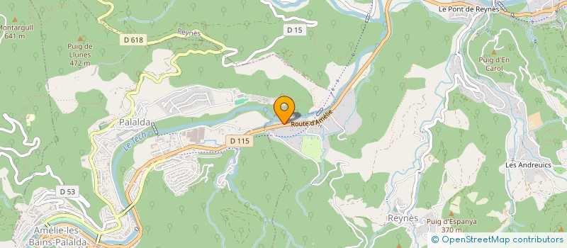 localisation de l'entreprise RRB  REYNES