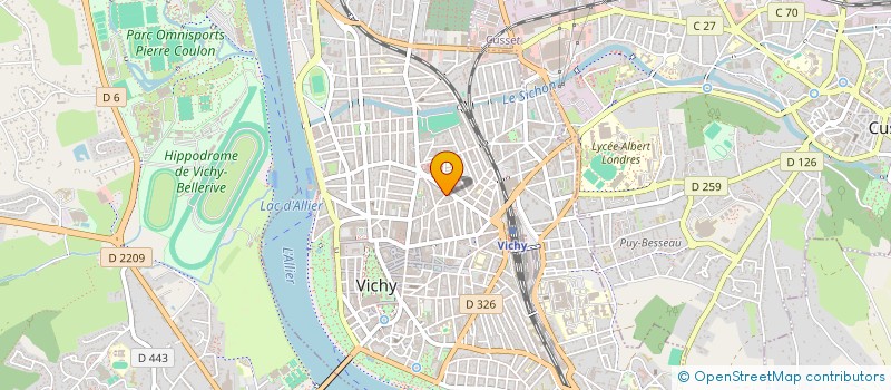 localisation de l'entreprise RRB CONSEIL  VICHY