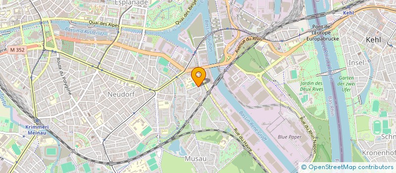 localisation de l'entreprise RRDE à STRASBOURG